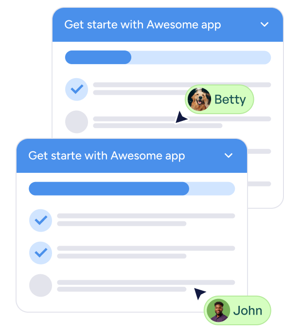 Guided onboarding flow